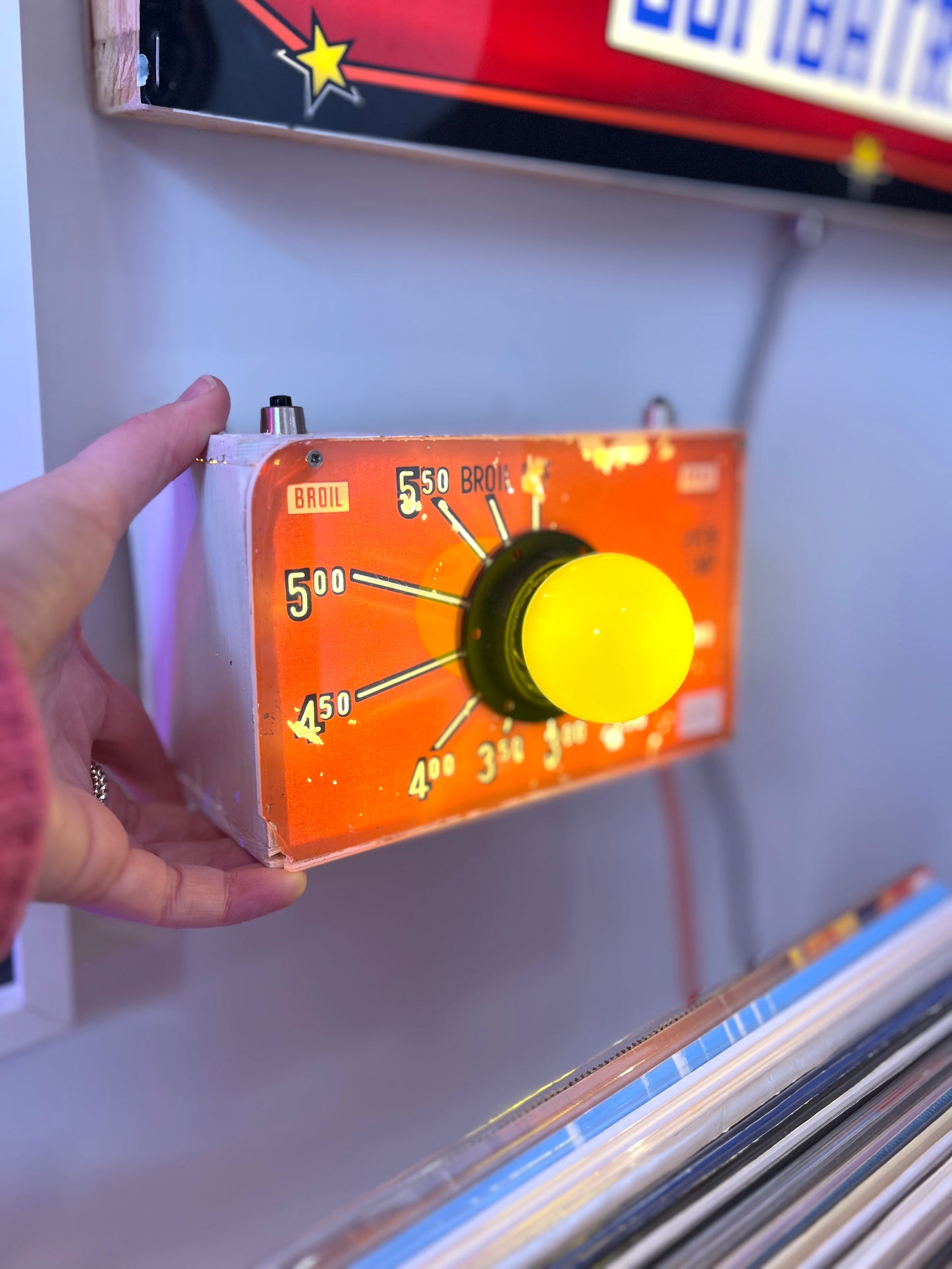 Vintage Oven Control Panel  Lamp by Lost & Foundry