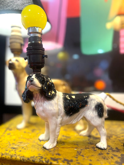 Vintage Springer Cocker Dog Lamp by Lost & Foundry