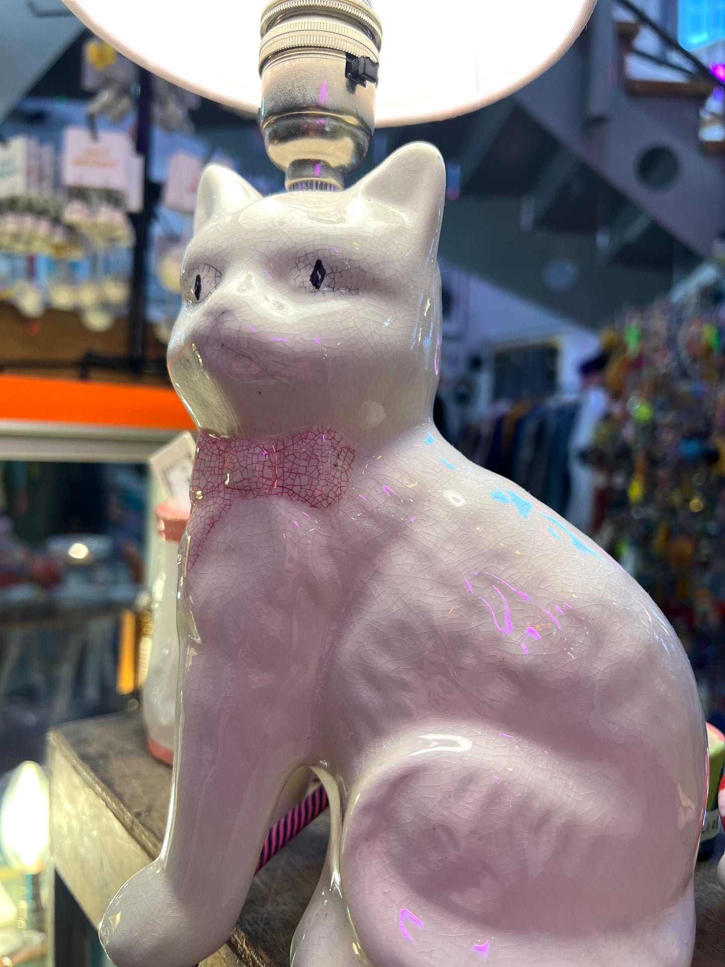 Vintage Cat Lamp by Lost & Foundry