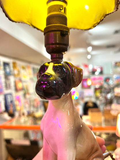 Vintage Boxer Dog Lamp by Lost & Foundry