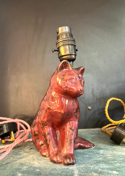Vintage Cat Lamp by Lost & Foundry