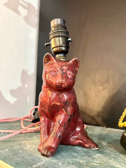 Vintage Cat Lamp by Lost & Foundry