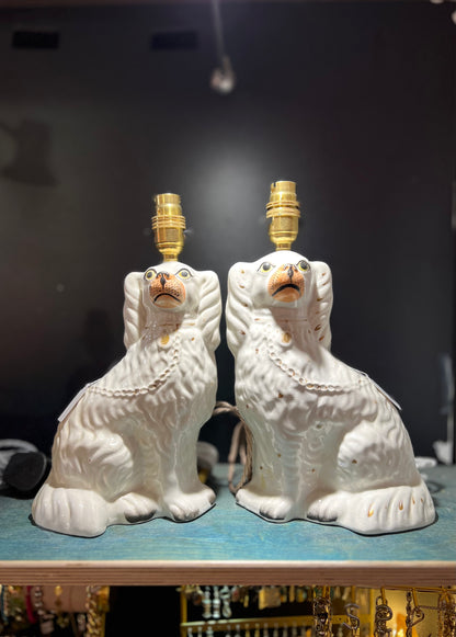 Vintage Wally Dog Lamp by Lost & Foundry