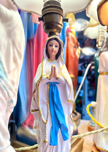 Vintage Virgin Mary Lamp by Lost & Foundry