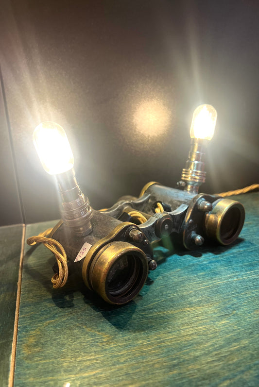 Antique Opera Glasses Lamp by Lost And Foundry