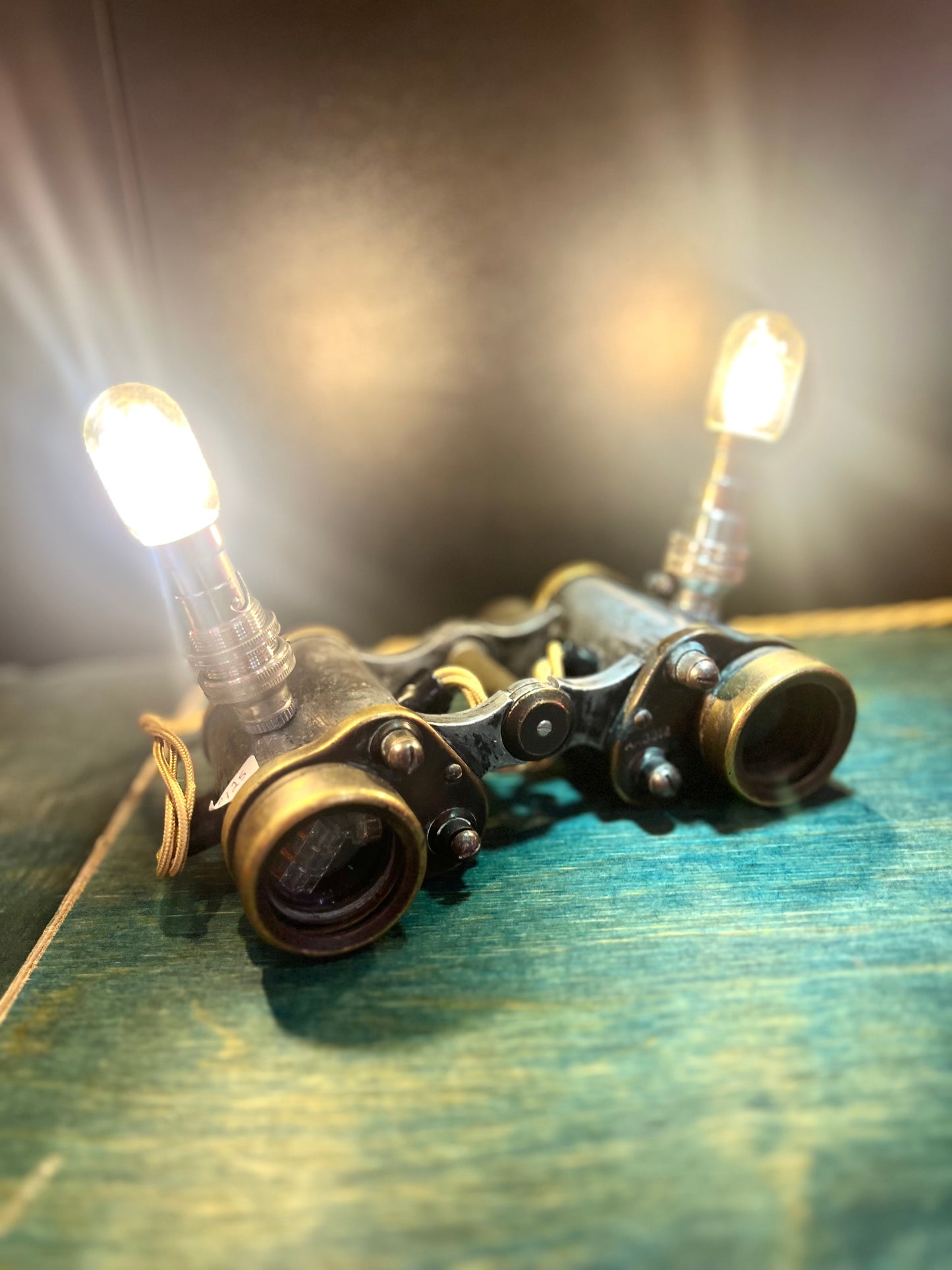 Antique Opera Glasses Lamp by Lost And Foundry