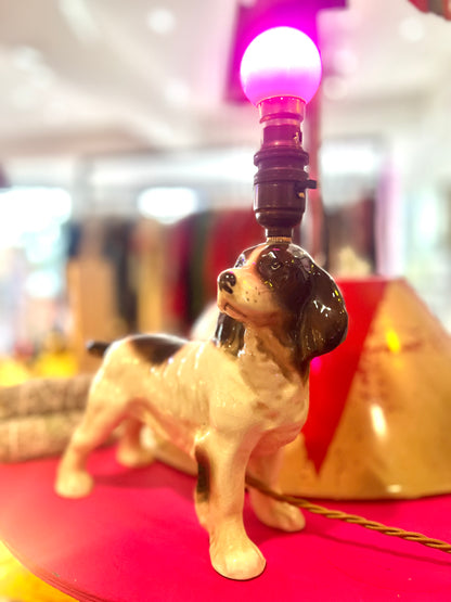 Vintage Spaniel Dog Lamp by Lost & Foundry