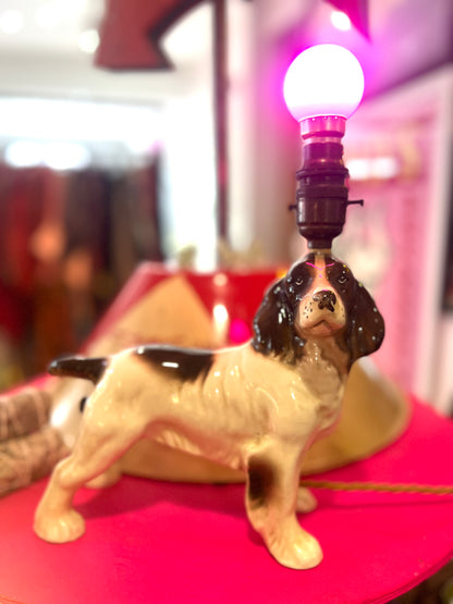 Vintage Spaniel Dog Lamp by Lost & Foundry