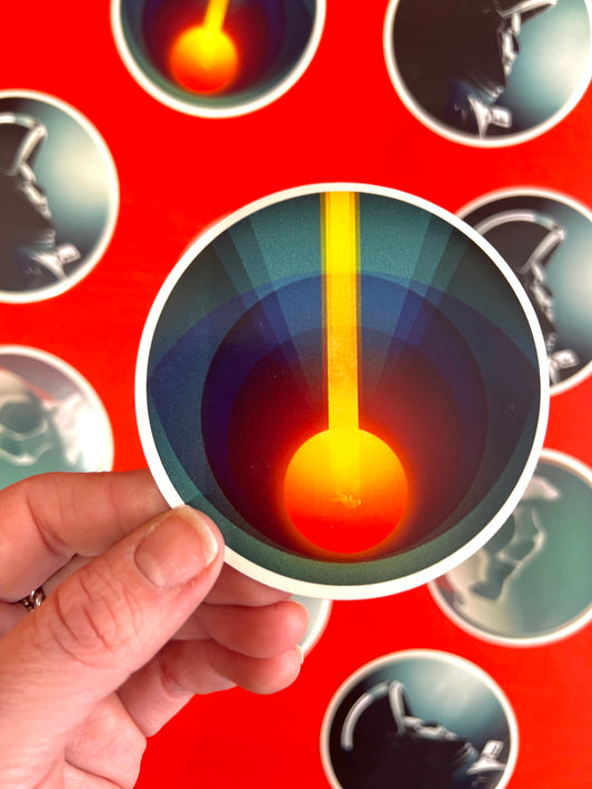 Cosmic Eye Sticker By Chunkives