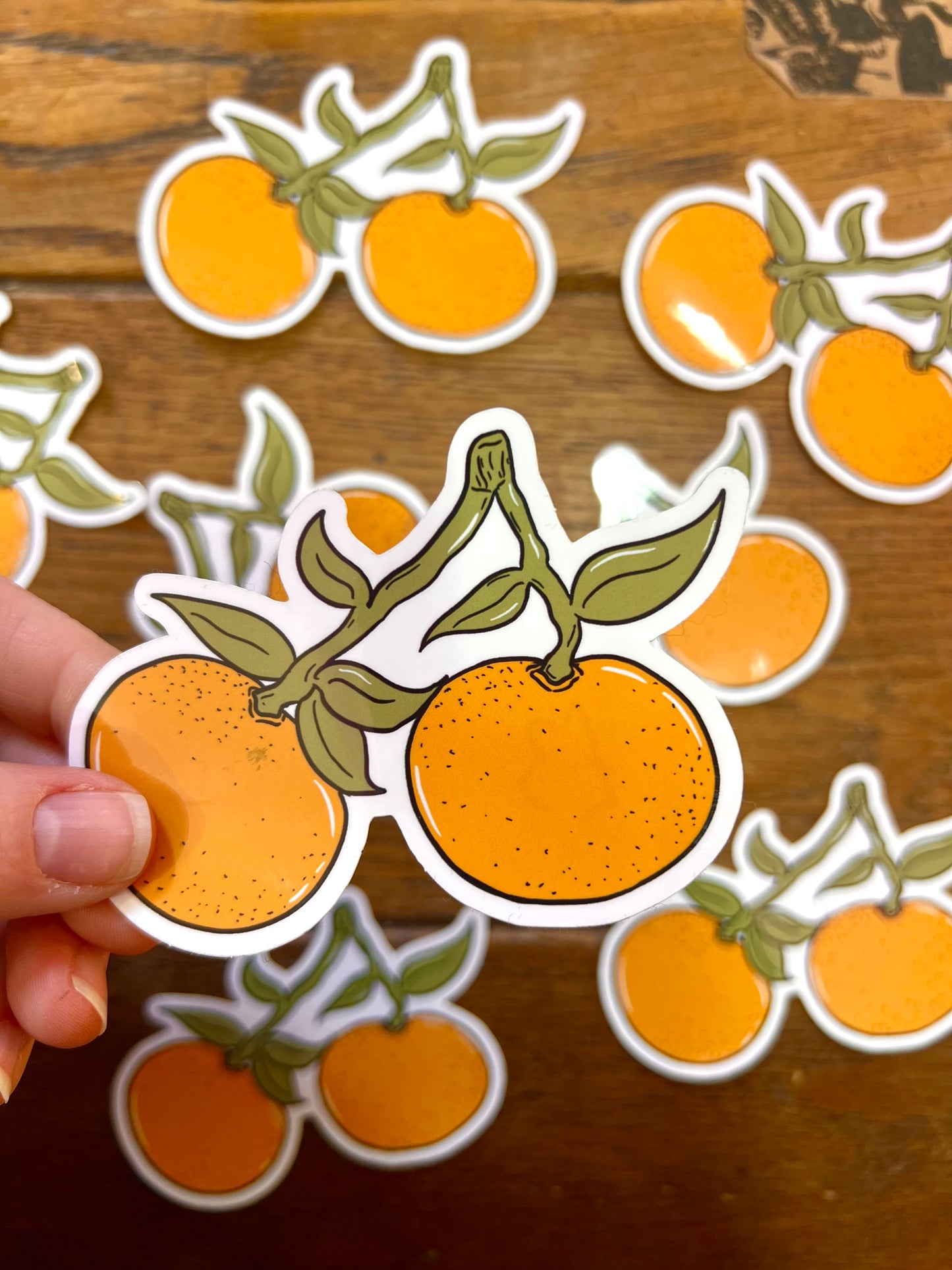 Oranges Sticker By AjdIllustrates