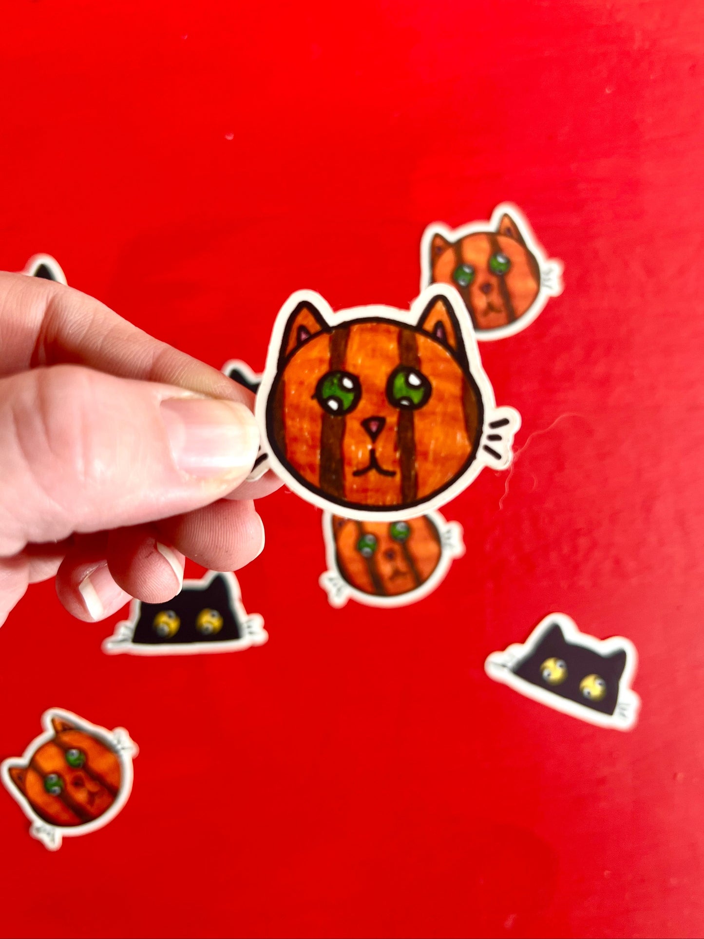 Cat Sticker By Basz