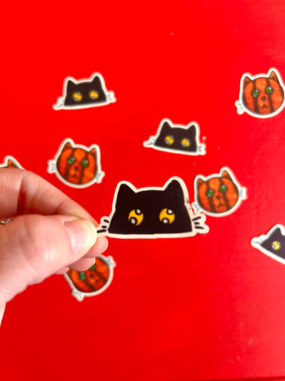 Cat Sticker By Basz