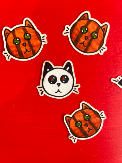 Cat Sticker By Basz