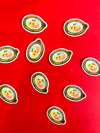 Sweet Lemon Sticker By Studio Pastel