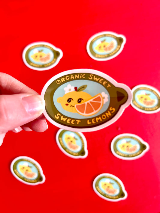 Sweet Lemon Sticker By Studio Pastel