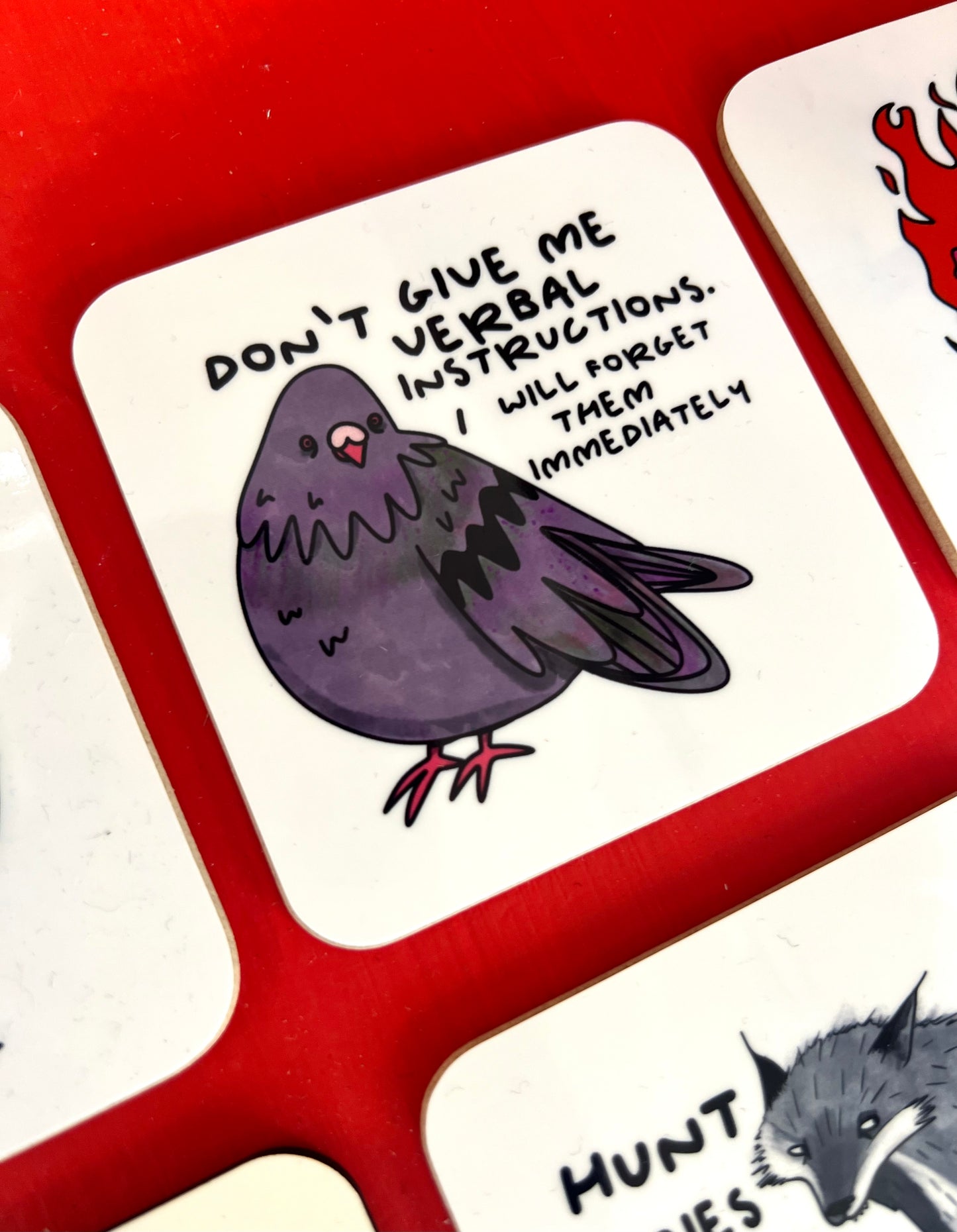 Don't Give Me Verbal Instructions Coaster by Daze Made