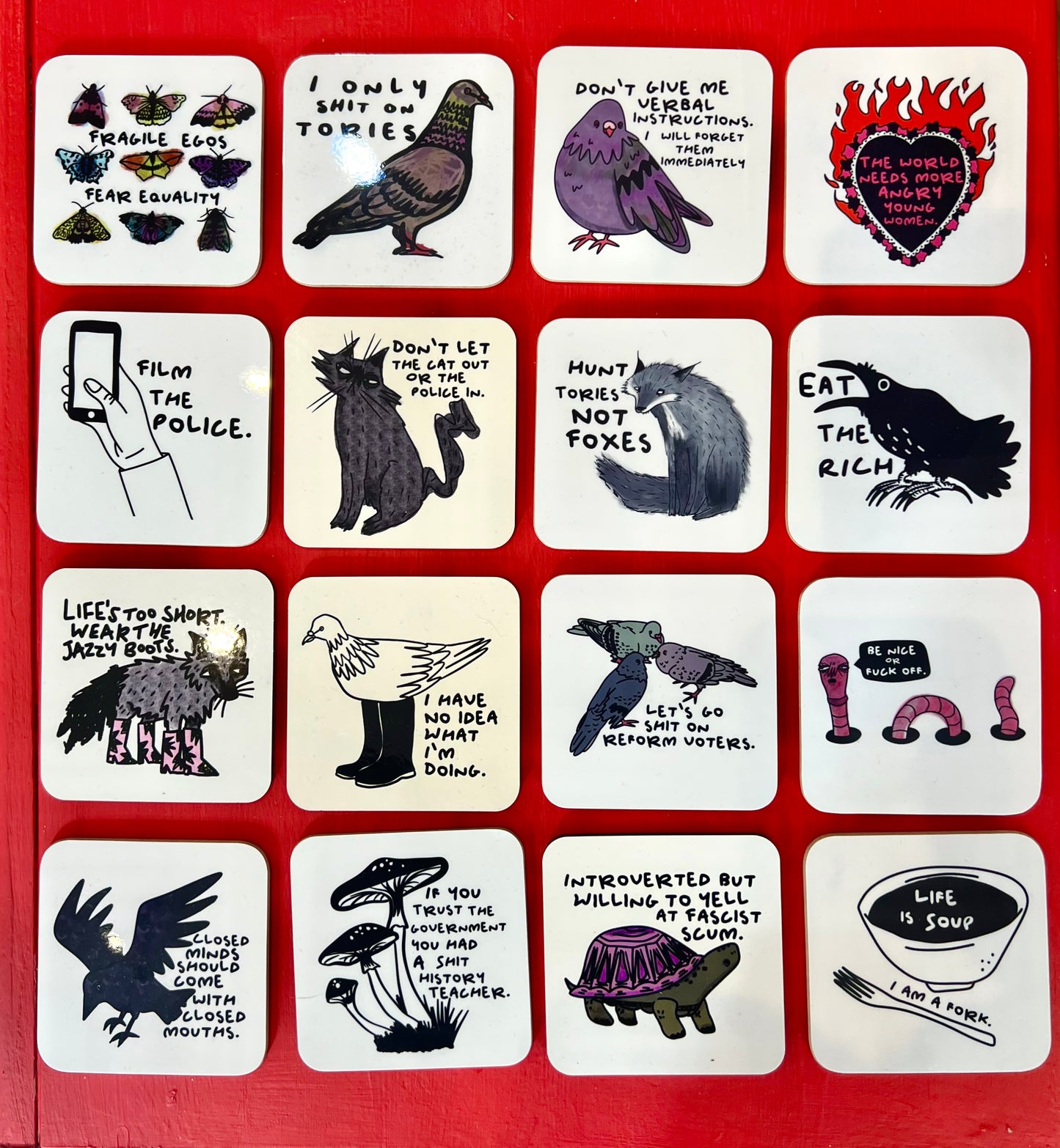 Fragile Egos Coaster by Daze Made