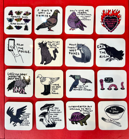 Fragile Egos Coaster by Daze Made