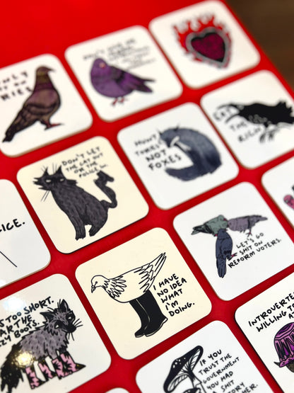 Eat The Rich Coaster by Daze Made