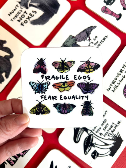 Fragile Egos Coaster by Daze Made