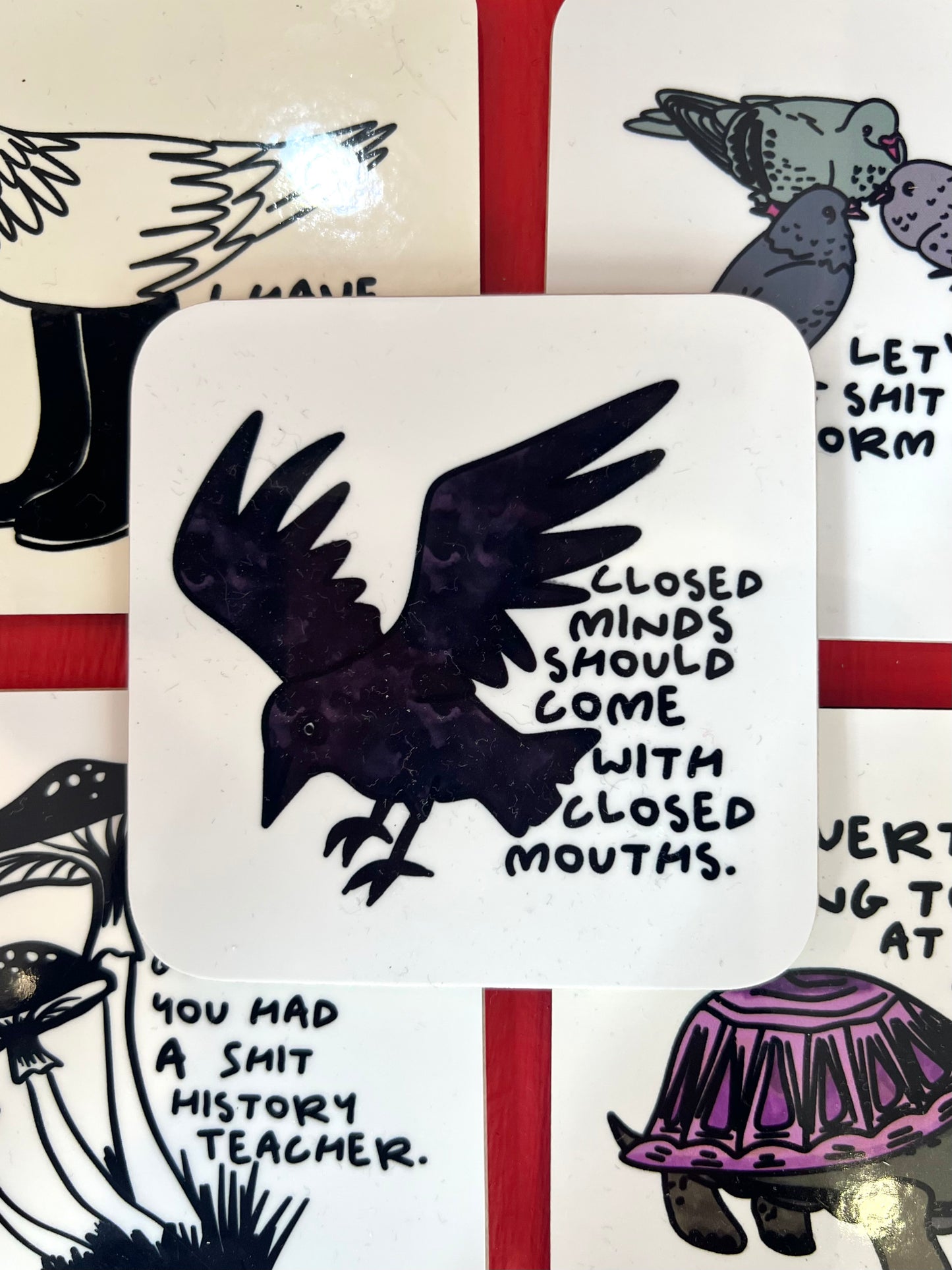 Closed Minds Coaster by Daze Made