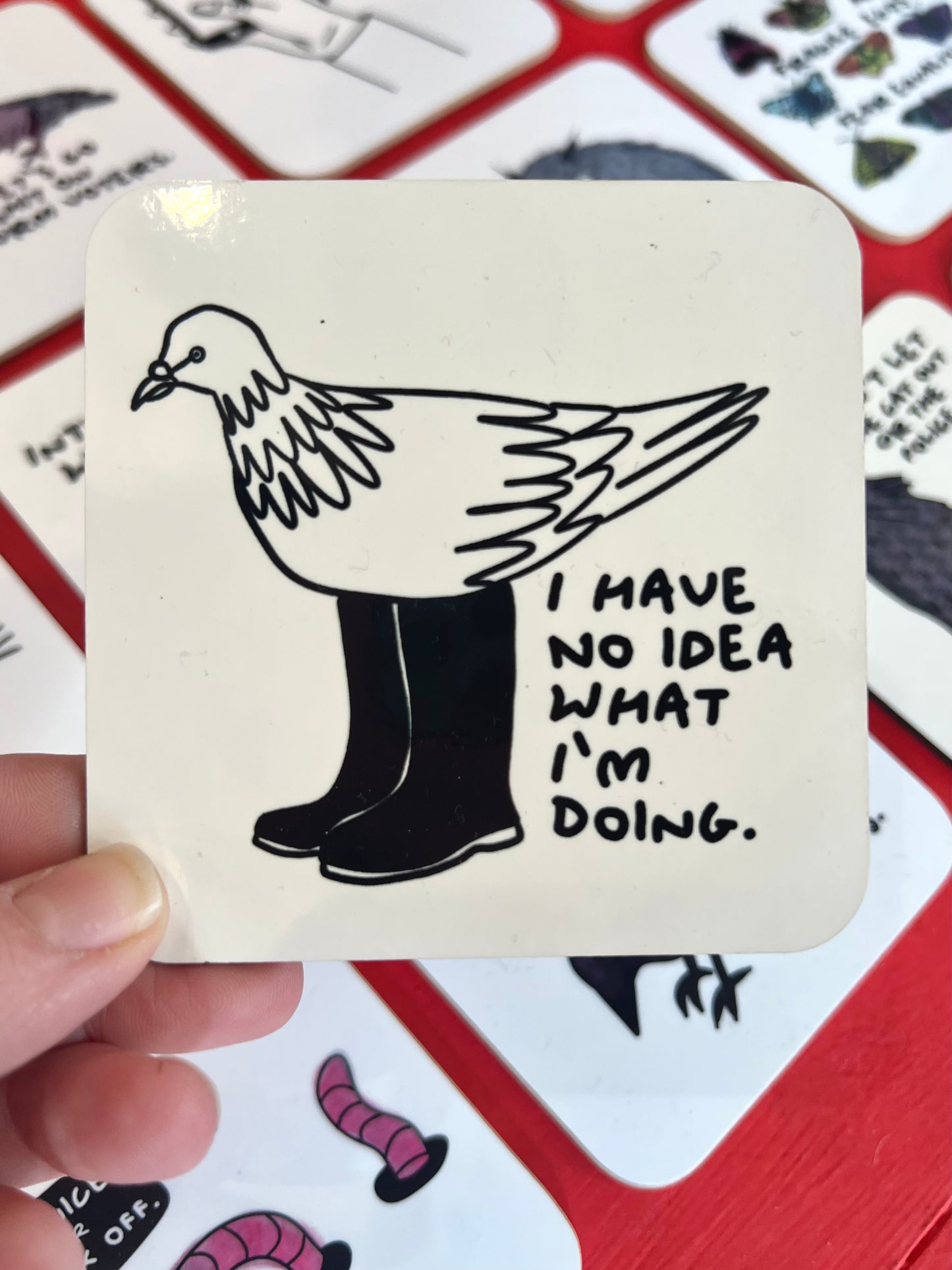 I Have No Idea Coaster by Daze Made
