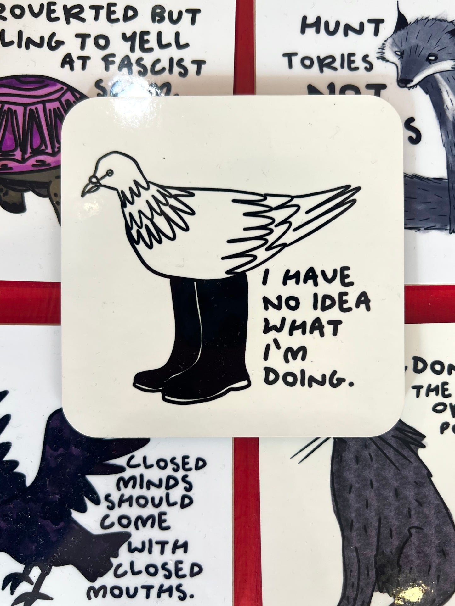 I Have No Idea Coaster by Daze Made
