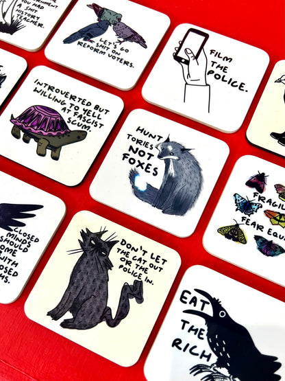 Fragile Egos Coaster by Daze Made