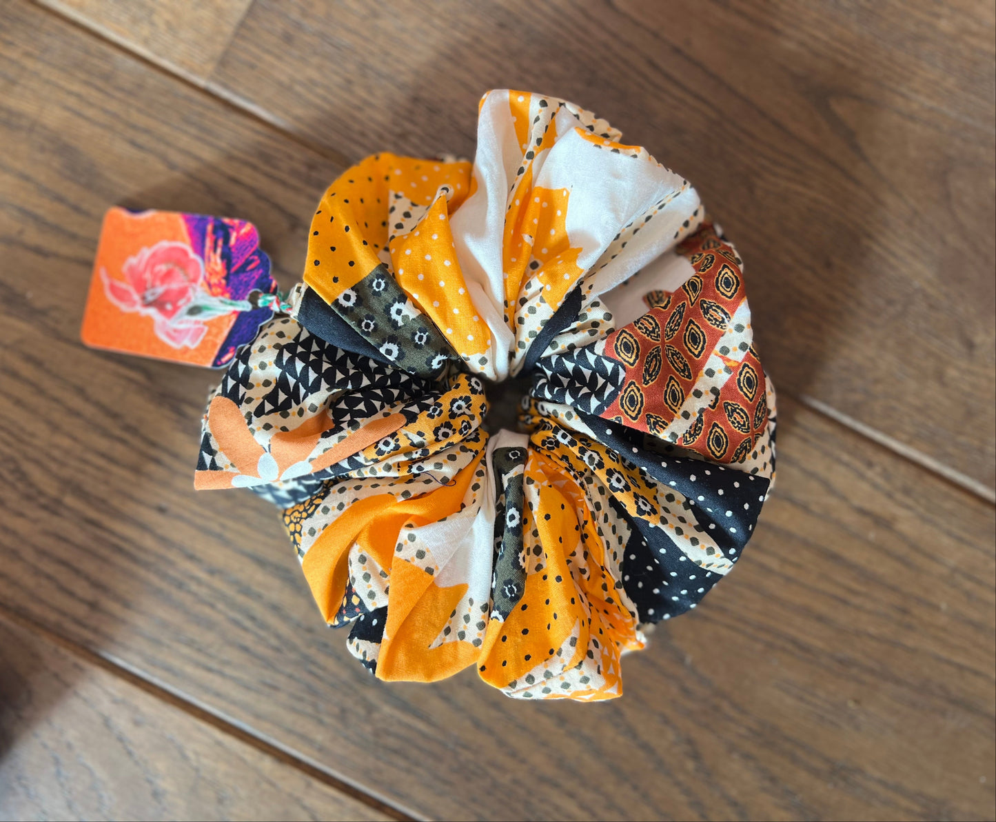 Upcycled Vintage Fabric Scrunchie By Relab