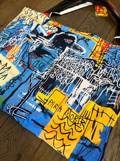 Unique JP Basquiat Art Print Reversible Bag  by RELAB