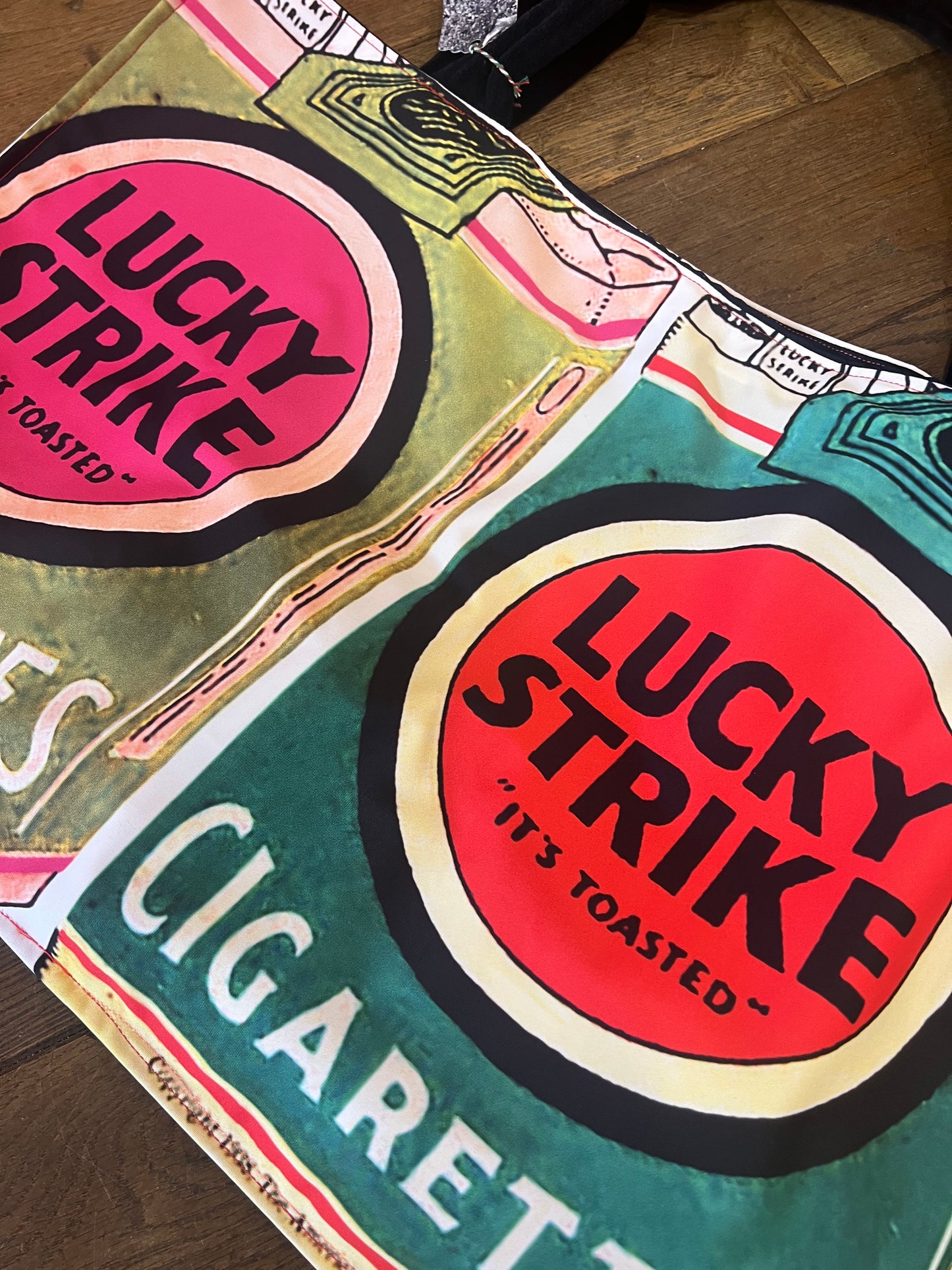 Extra Large Lucky Strike Art Print  Bag  by RELAB