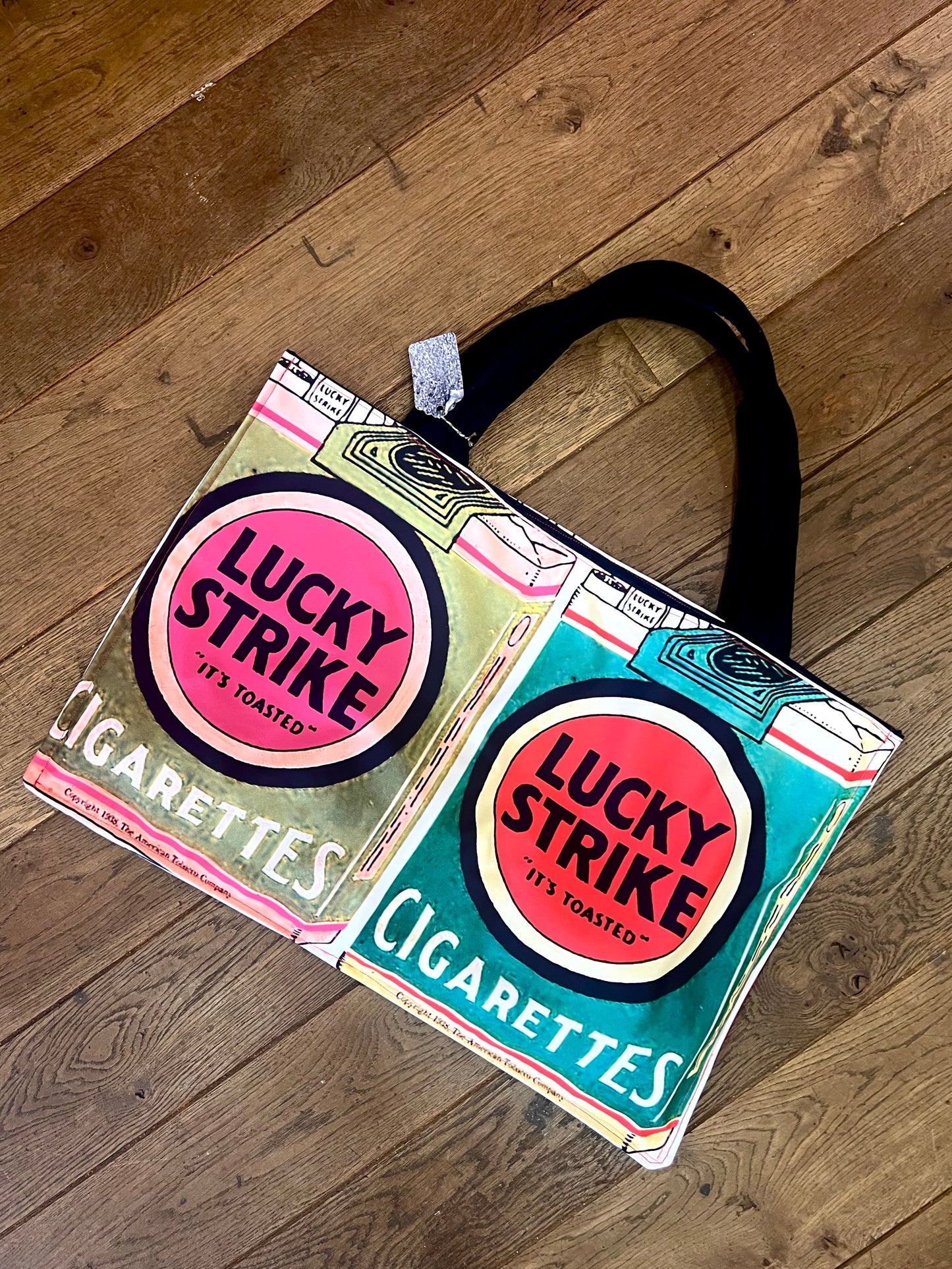 Extra Large Lucky Strike Art Print  Bag  by RELAB
