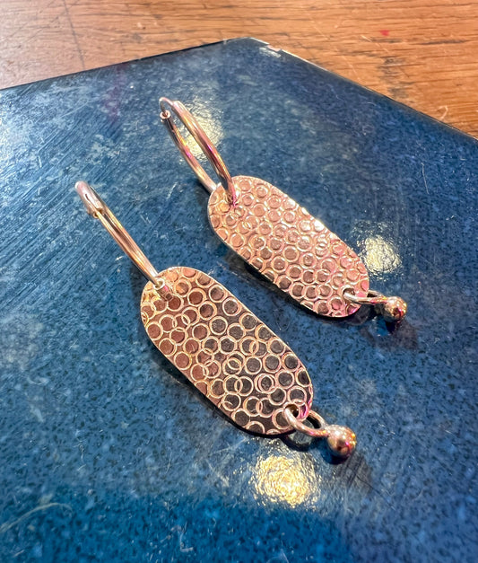 Sterling Silver  Earrings by Thea Wates.