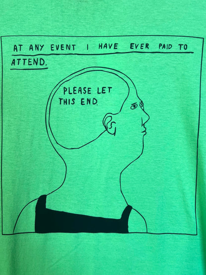 Let Me Leave T-Shirt by Louise Mcfarlane