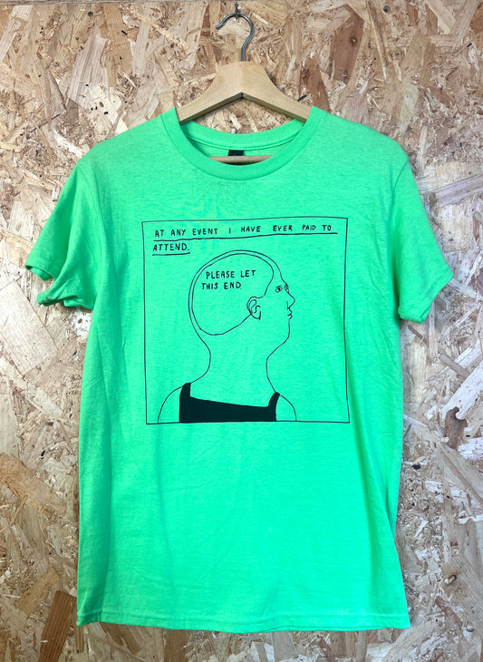 Let Me Leave T-Shirt by Louise Mcfarlane