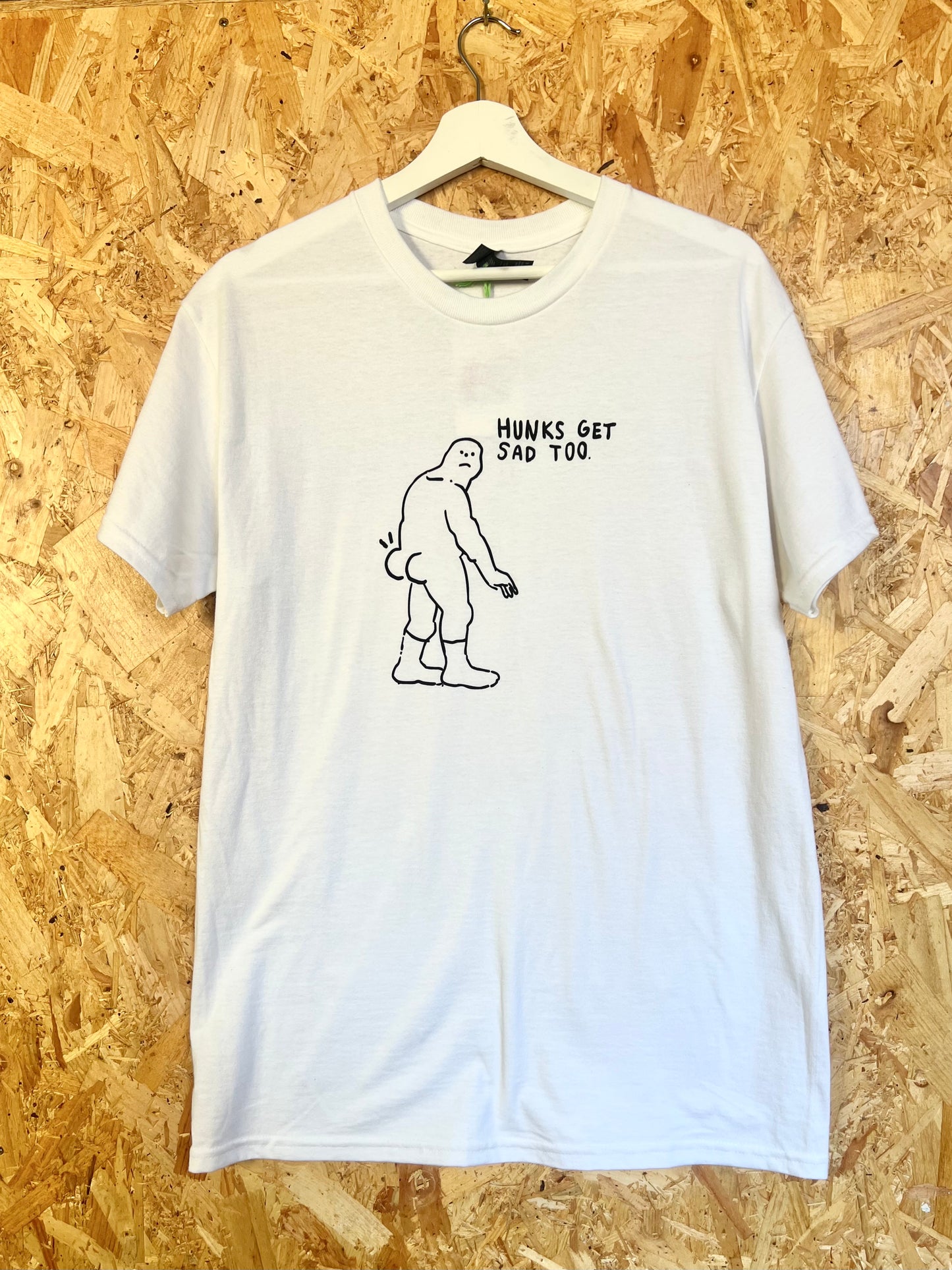 Hunks Get Sad Too T-Shirt by Louise Mcfarlane