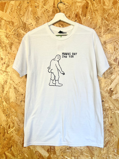 Hunks Get Sad Too T-Shirt by Louise Mcfarlane
