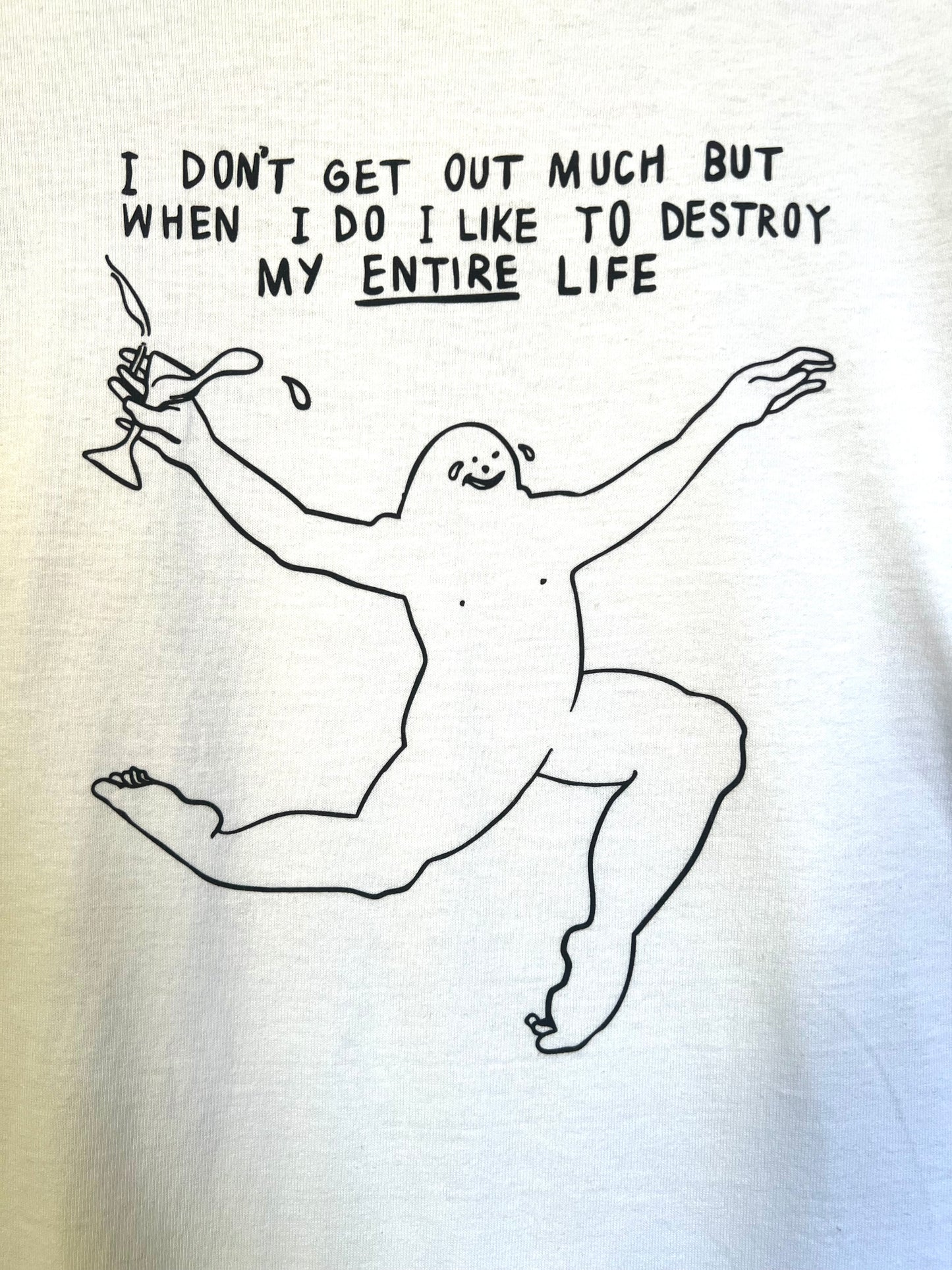 Destroy My Life T-Shirt by Louise Mcfarlane
