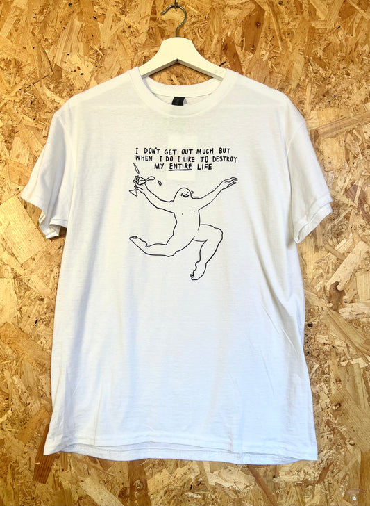 Destroy My Life T-Shirt by Louise Mcfarlane