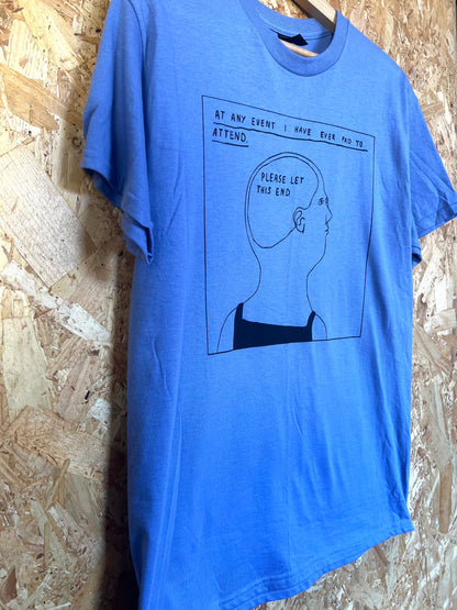 Let Me Leave T-Shirt by Louise Mcfarlane