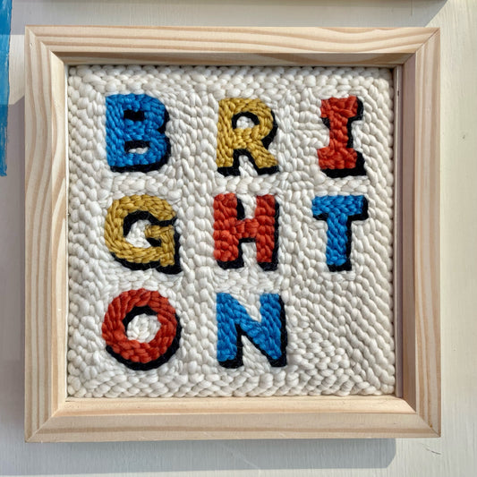 Brighton Sign Canvas by Otti Shop