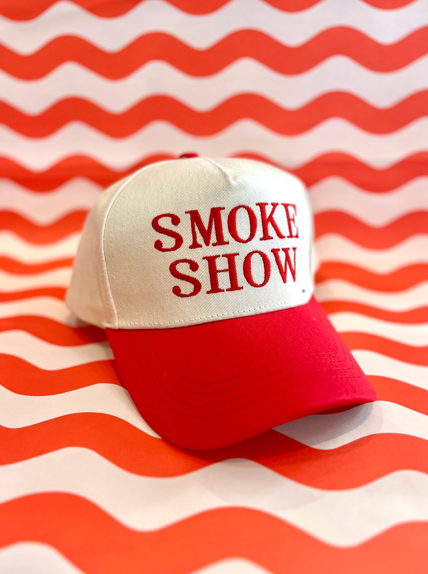 'Smoke Show' Baseball Cap By Stanley Road