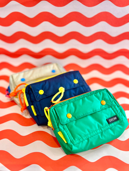 Colourful Travel Pouch, Crossbody Organizer By Grow