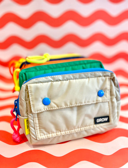 Colourful Travel Pouch, Crossbody Organizer By Grow