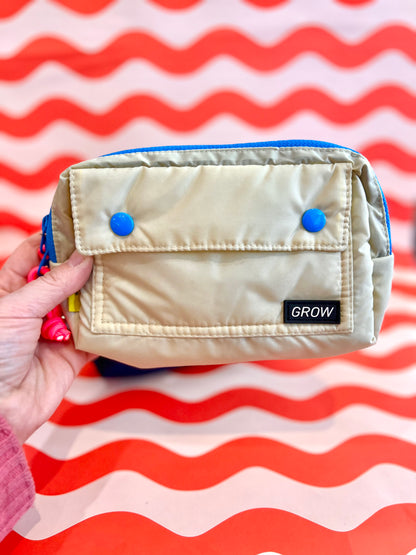 Colourful Travel Pouch, Crossbody Organizer By Grow