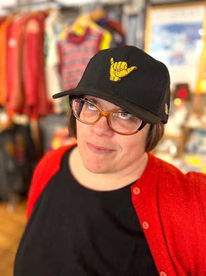 Shaka Hang Loose Gesture Embroidered Baseball Cap By Stanley Road