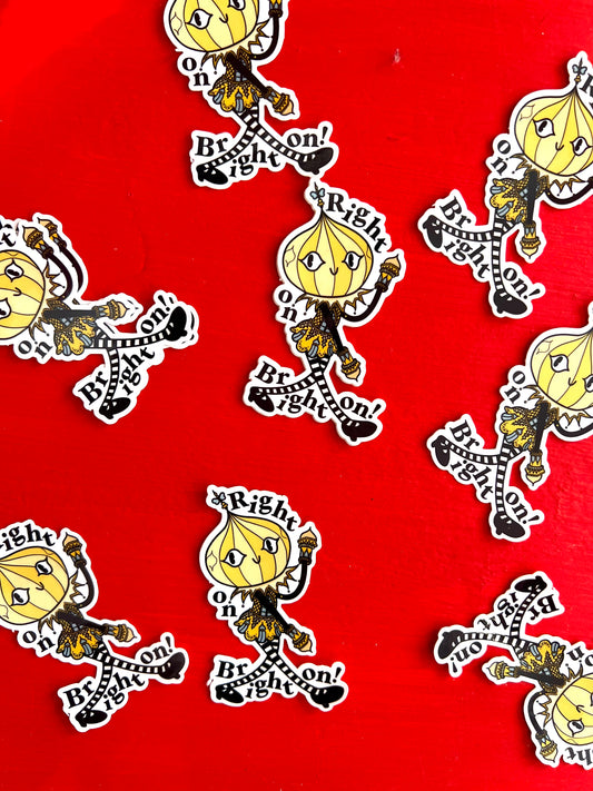 Right On, Brighton! Pavvy The Pavilion Sticker By MopBox