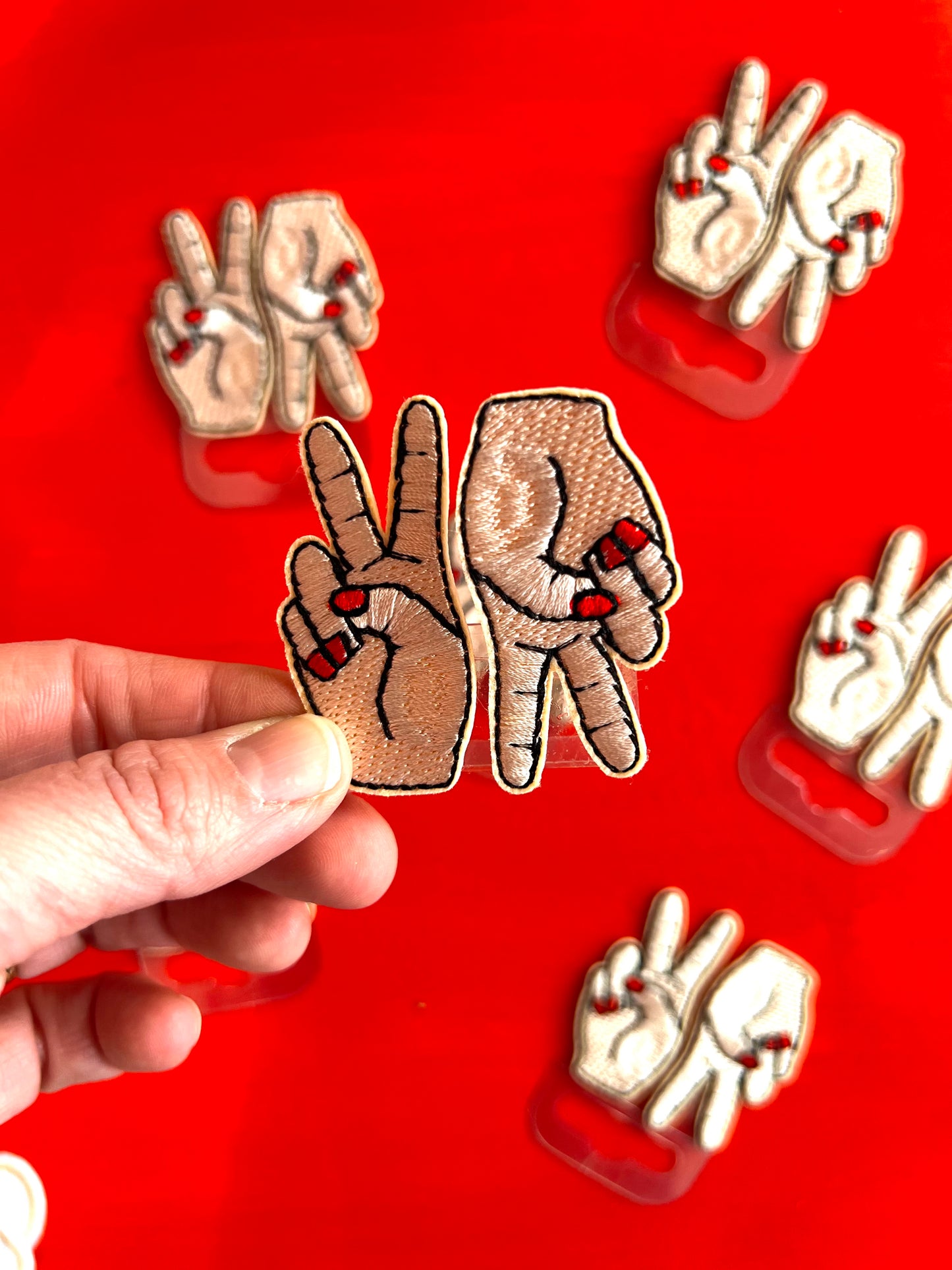 Peace Sign Embroidered Patch by Stanley Road