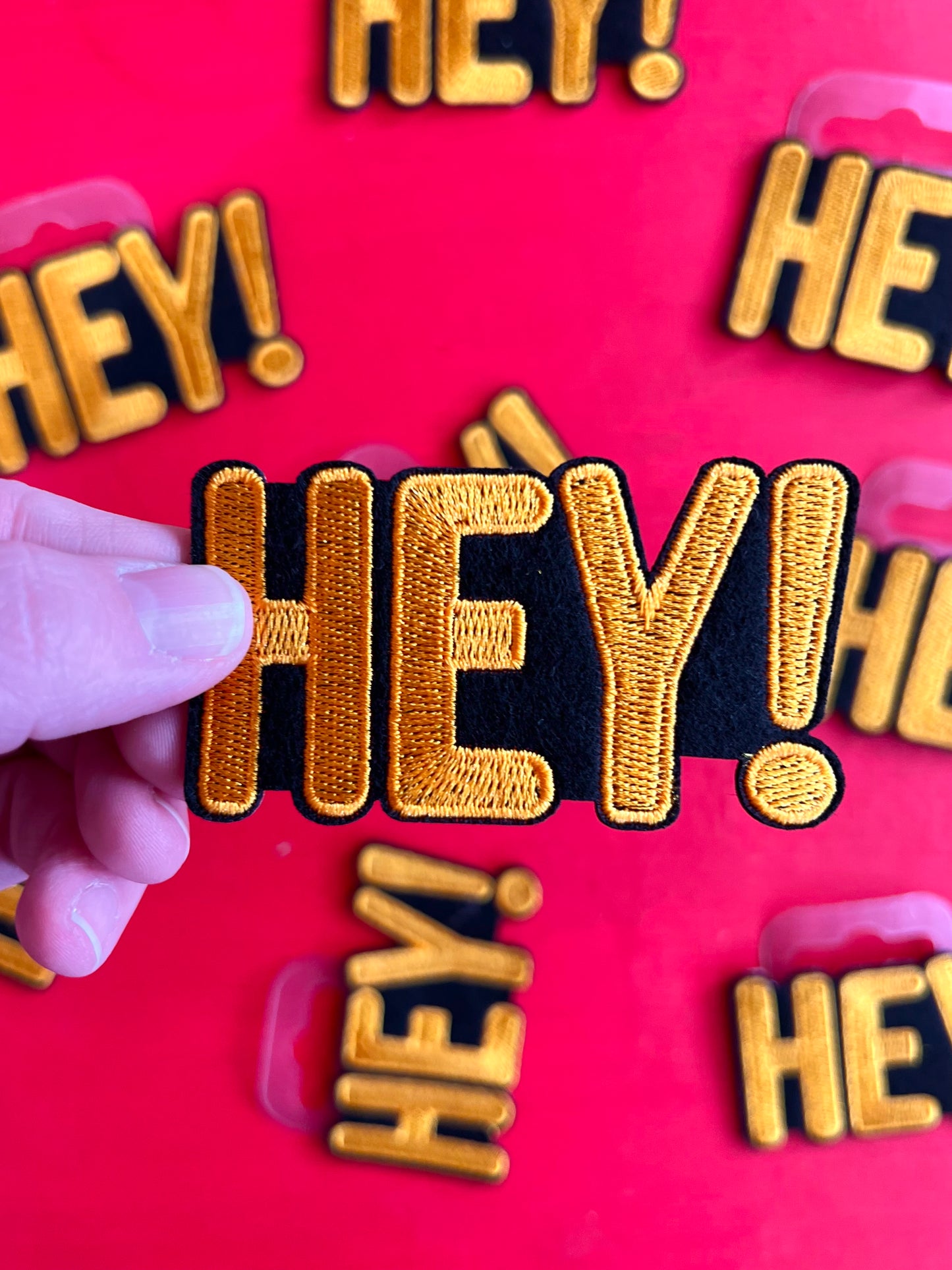 HEY Embroidered Patch by Stanley Road