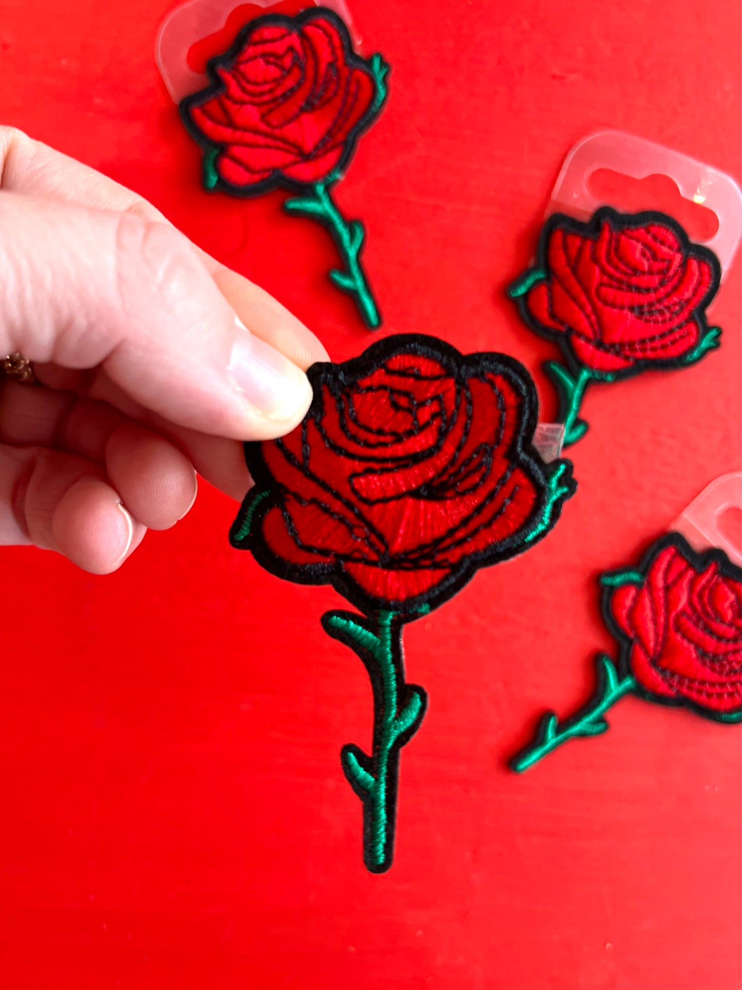 Rose Embroidered Patch by Stanley Road
